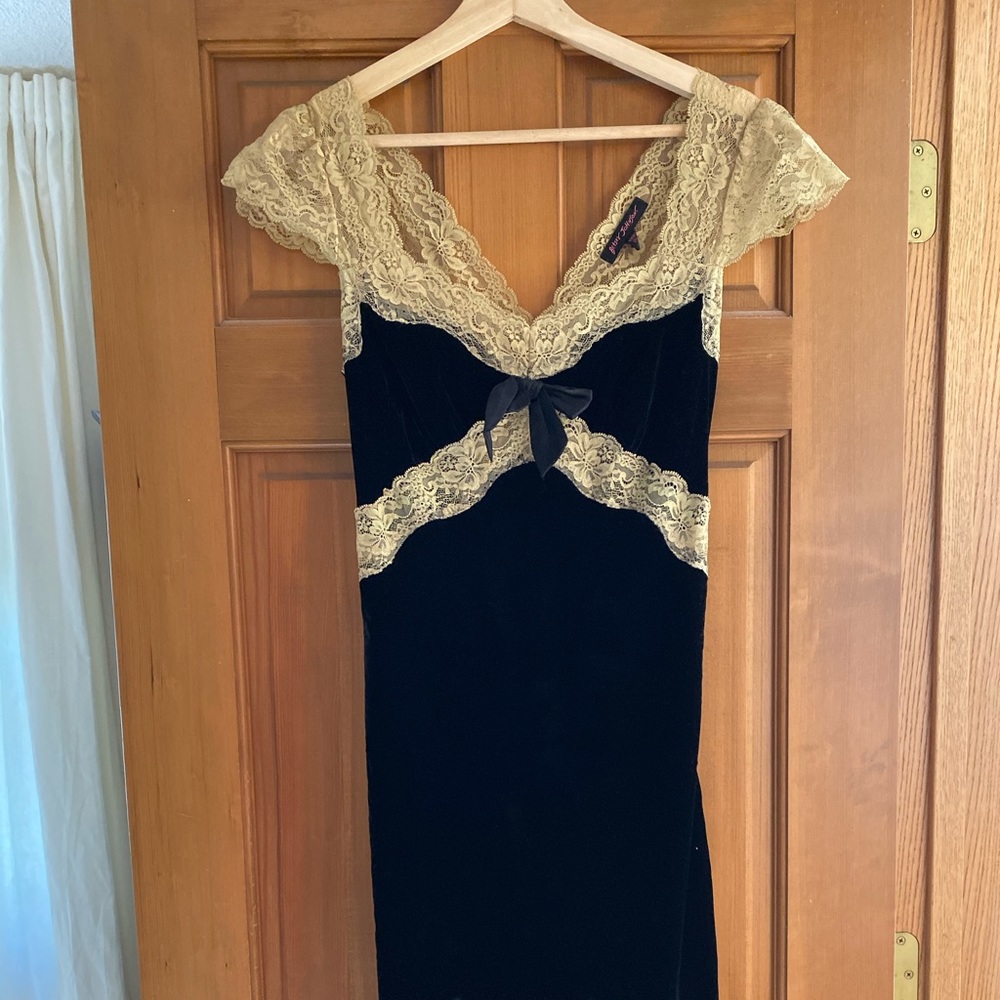 Velvet Betsey Johnson dress